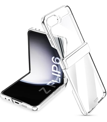 Amazon | ZXZone for Galaxy Z Flip6 ケースクリア*1枚+ガラスフィルム